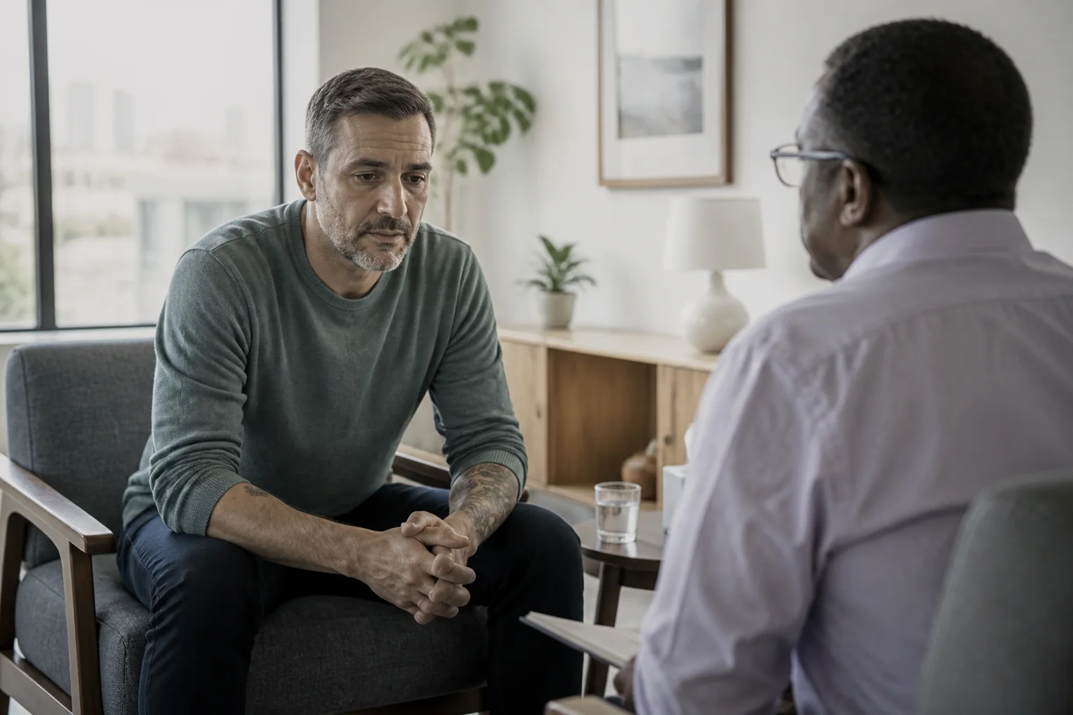 Editorial photograph for Men in Midlife — The Crisis That Doesn't Get Named