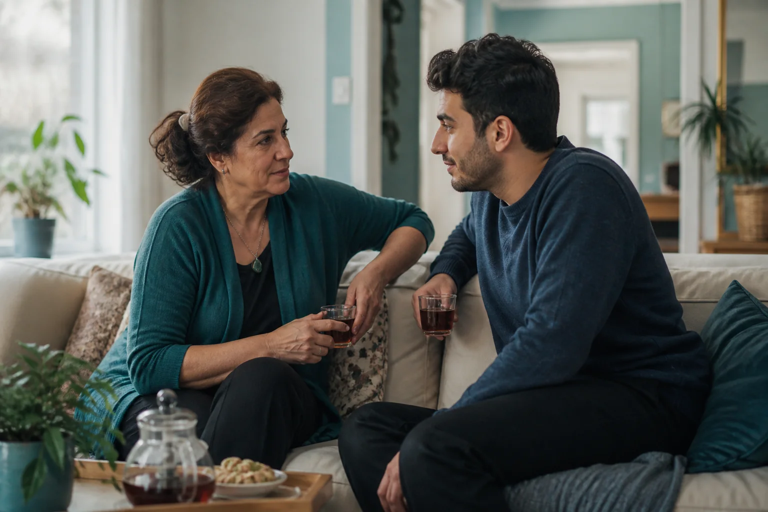 Editorial photograph for The Iranian Mother-Son Bond Is Not Pathology